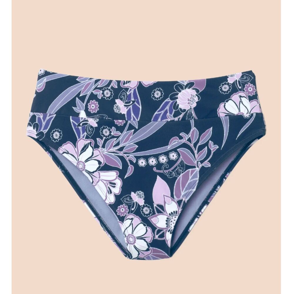 Adore Me Nina High Waisted Swim Bottom Size Large NWT